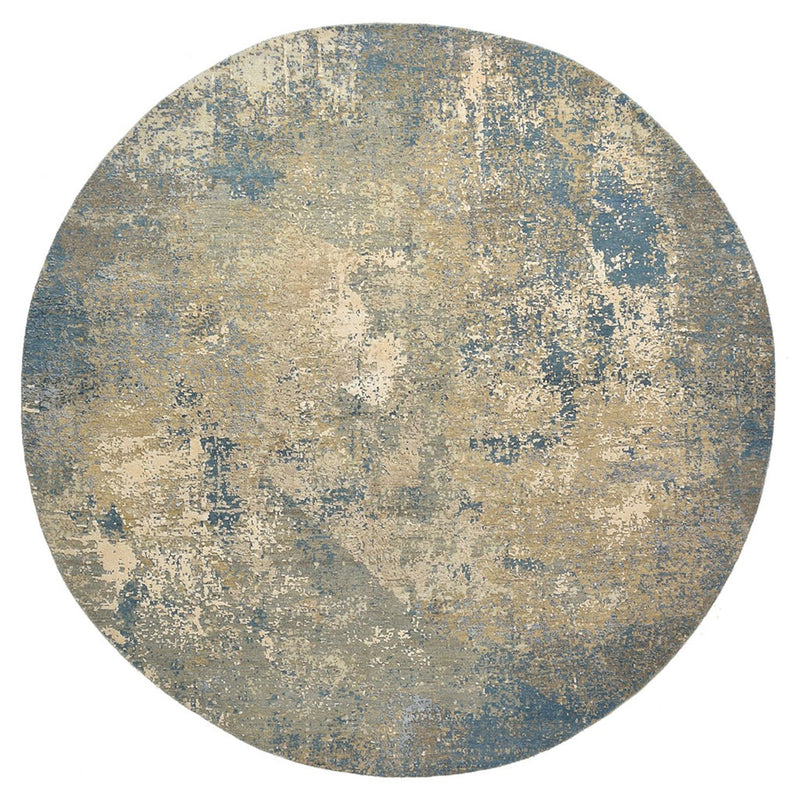 Tappeto di design rotondo  - 201 x 199 cm - sabbia