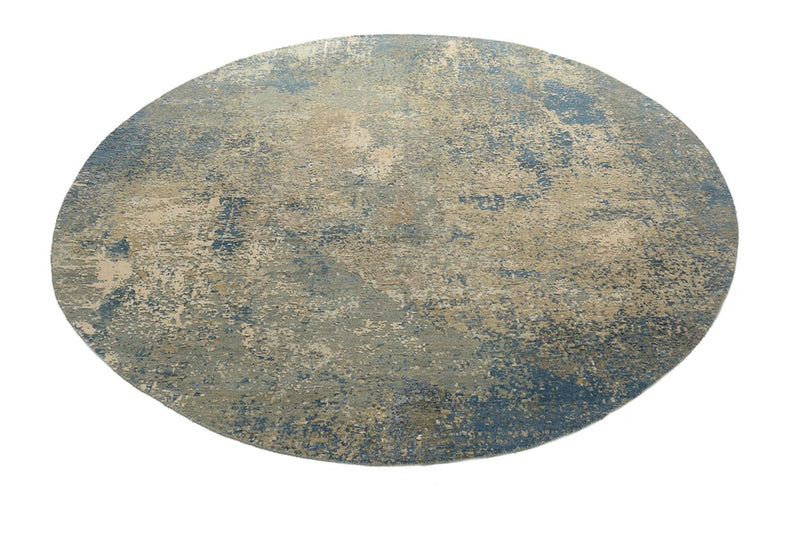 Tappeto di design rotondo  - 201 x 199 cm - sabbia