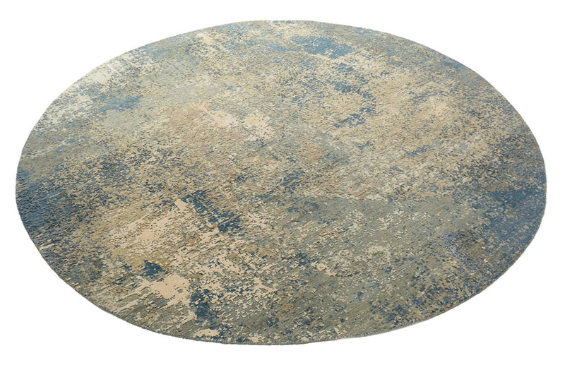 Tappeto di design rotondo  - 201 x 199 cm - sabbia