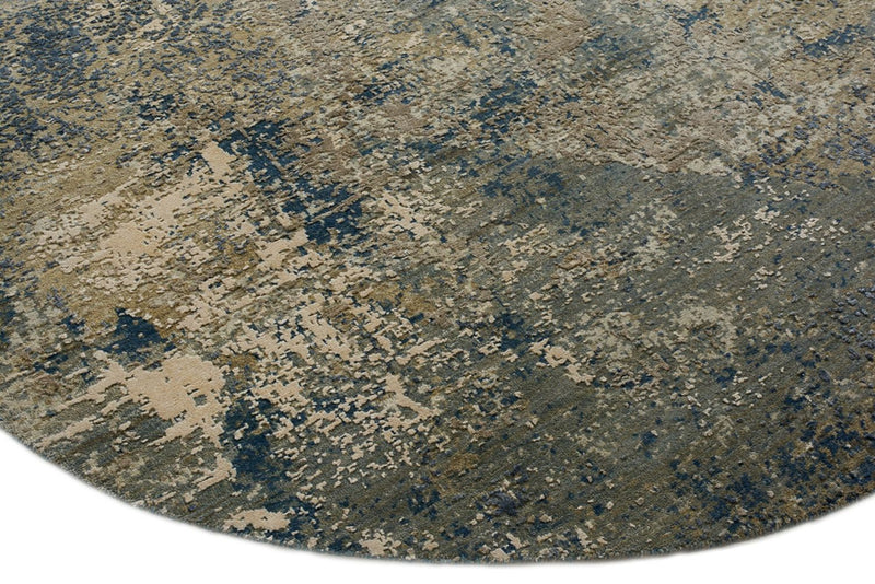 Tappeto di design rotondo  - 201 x 199 cm - sabbia