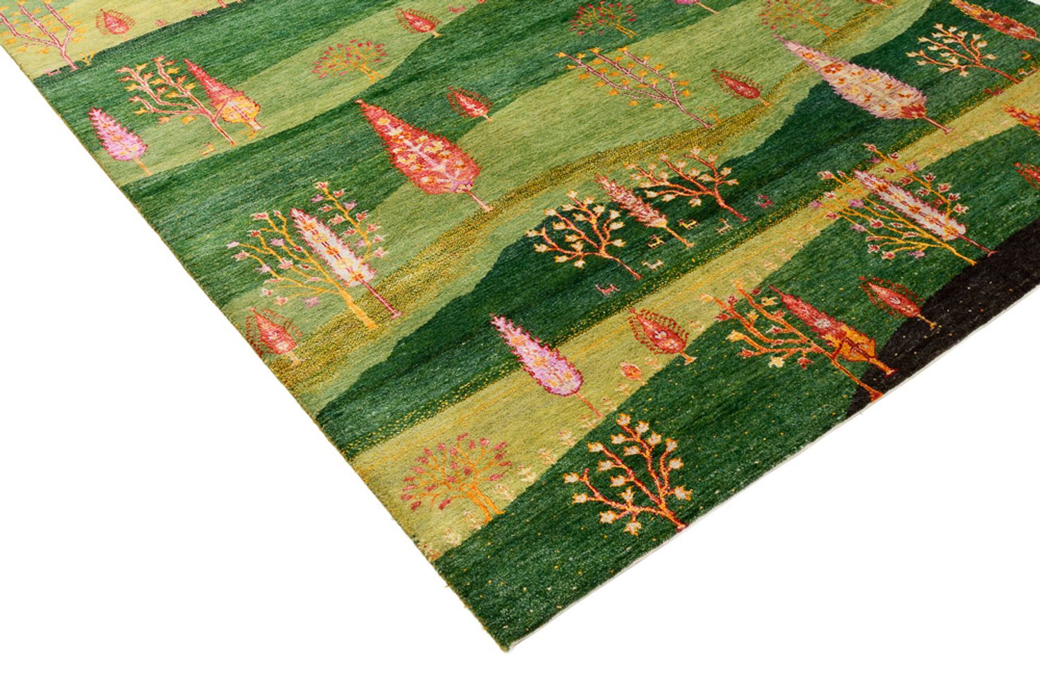 Tappeto Gabbeh - Loribaft Indus - 247 x 172 cm - verde
