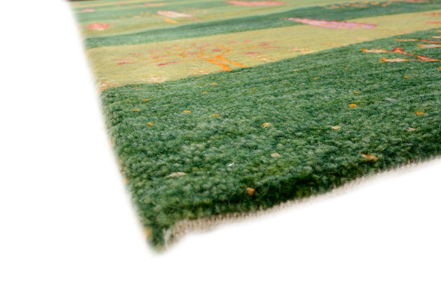 Tappeto Gabbeh - Loribaft Indus - 247 x 172 cm - verde