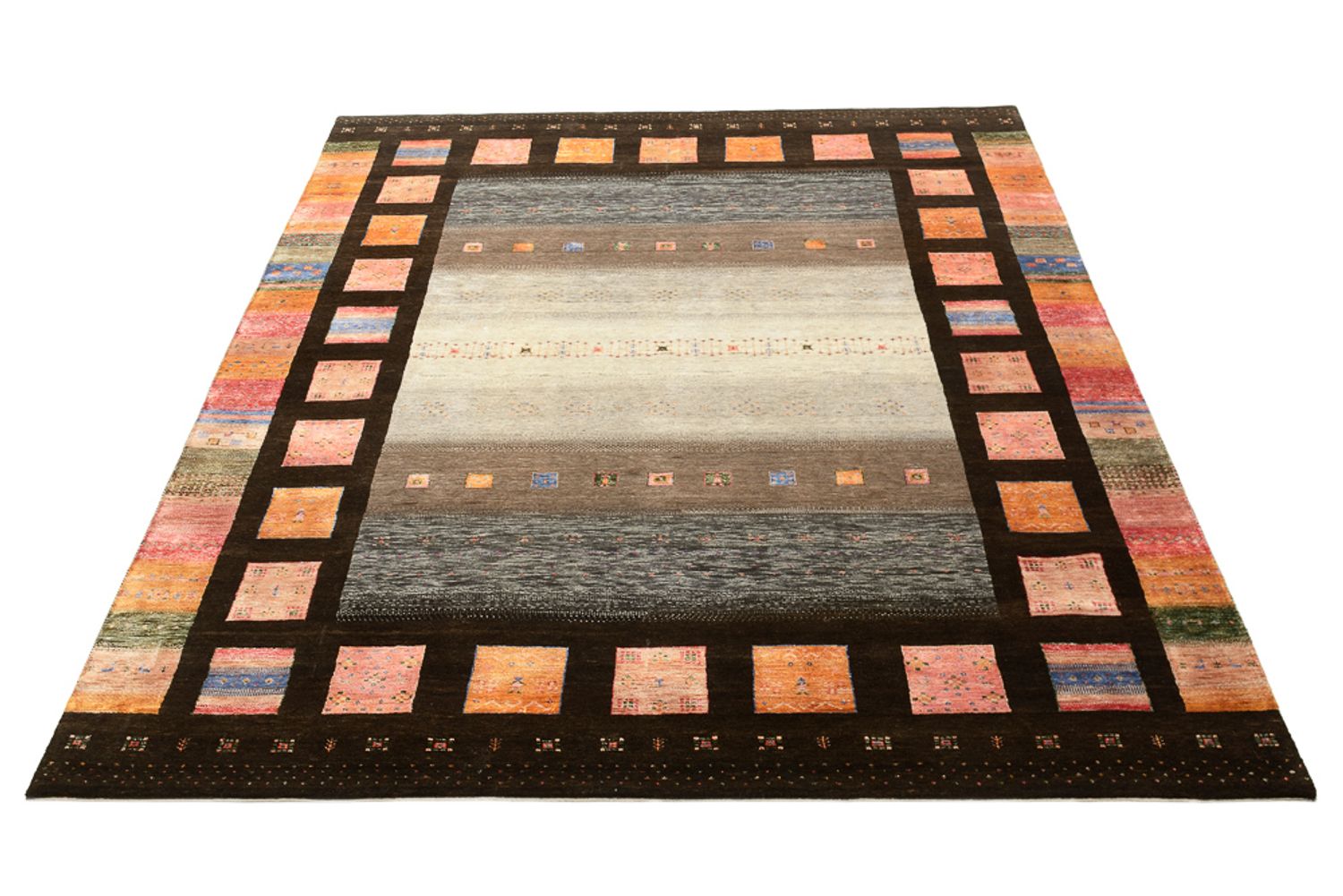 Tappeto Gabbeh - Loribaft Indus - 307 x 250 cm - multicolore