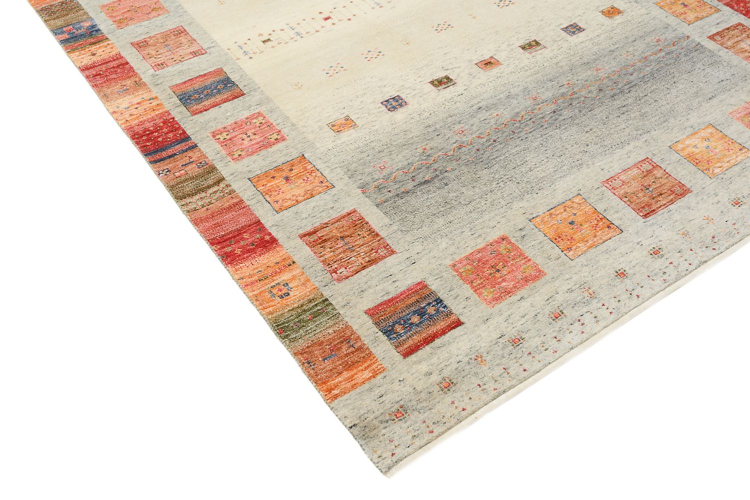 Tappeto Gabbeh - Loribaft Indus - 244 x 176 cm - multicolore