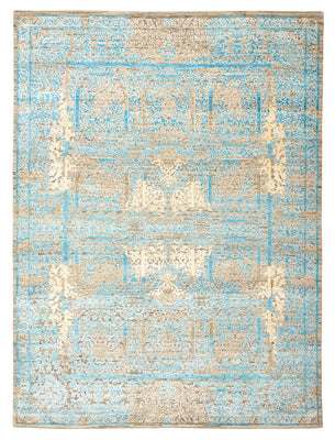 Tappeto di design - 234 x 176 cm - blu chiaro