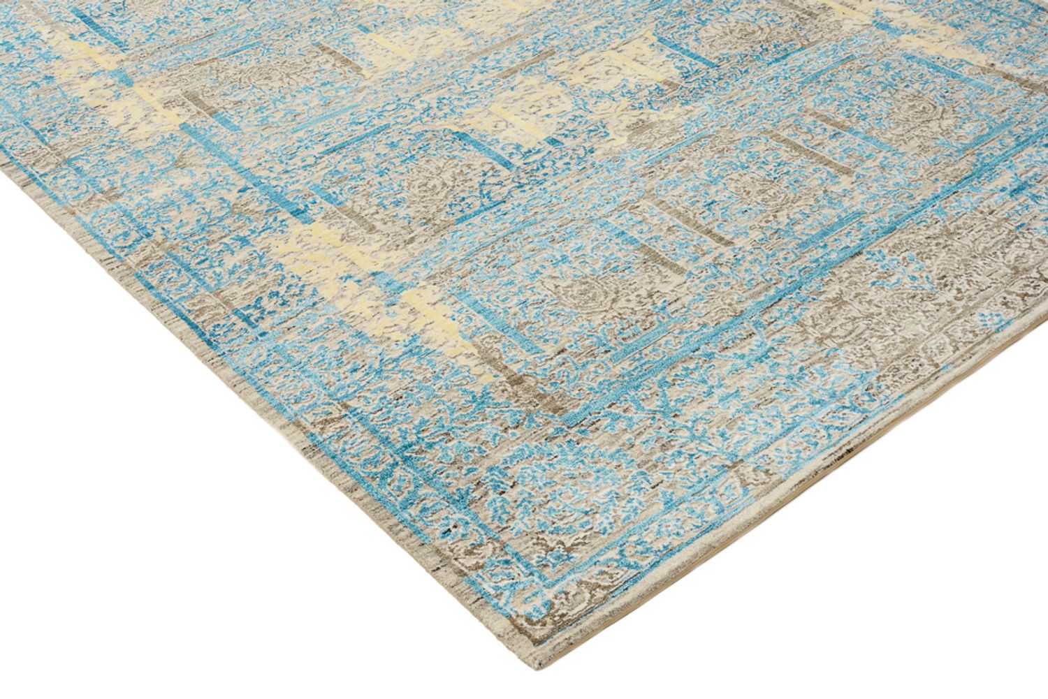 Tappeto di design - 234 x 176 cm - blu chiaro