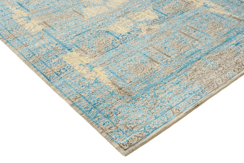 Tappeto di design - 234 x 176 cm - blu chiaro