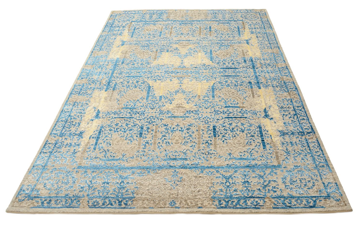 Tappeto di design - 243 x 174 cm - blu chiaro