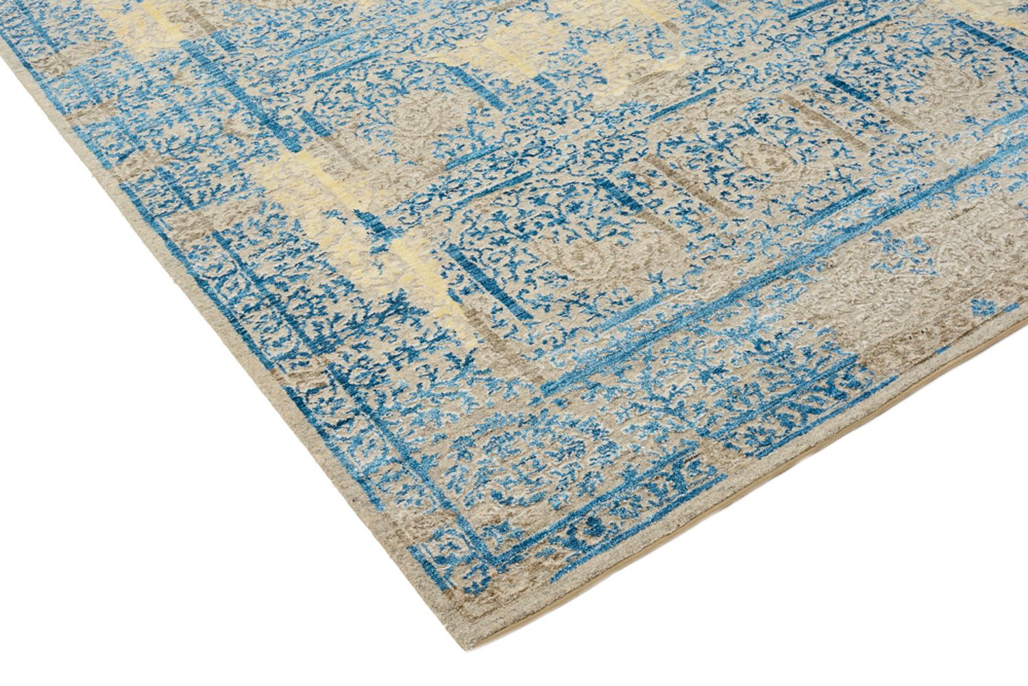 Tappeto di design - 243 x 174 cm - blu chiaro