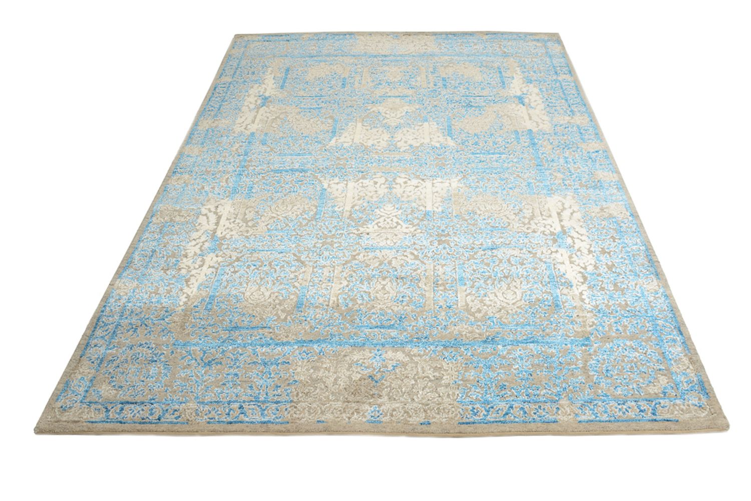 Tappeto di design - 243 x 174 cm - blu chiaro