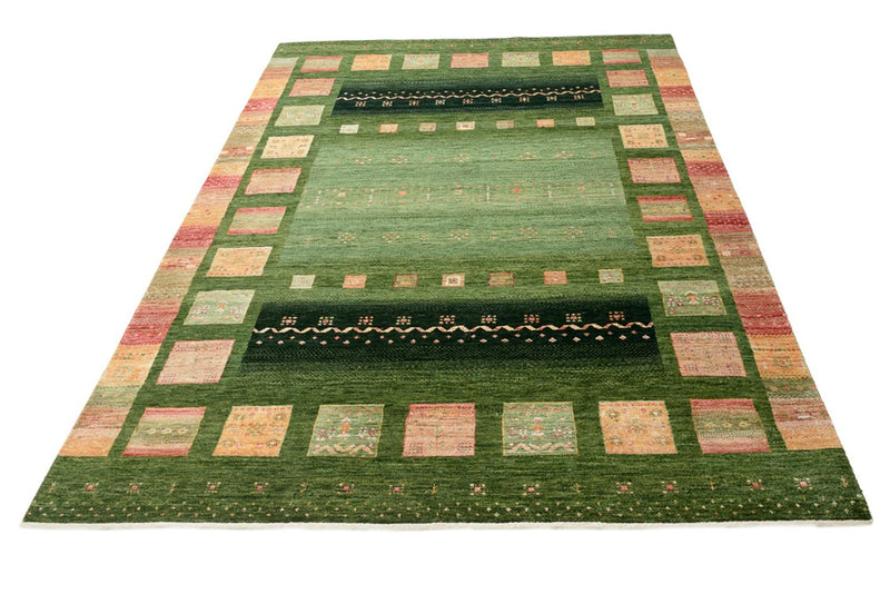 Tappeto Gabbeh - Loribaft Indus - 238 x 173 cm - verde