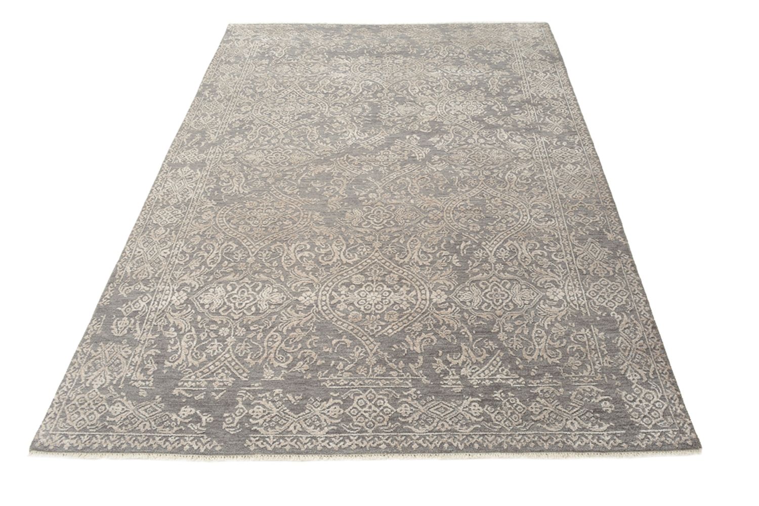 Tappeto di design - 181 x 124 cm - grigio chiaro