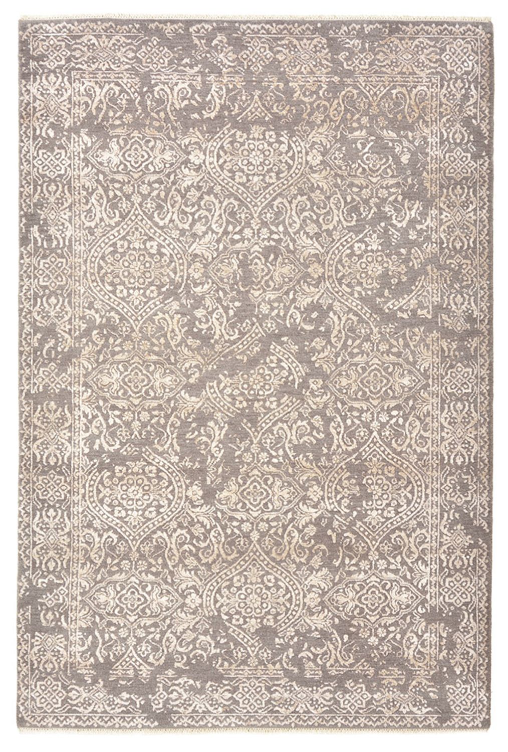 Tappeto di design - 184 x 124 cm - grigio chiaro