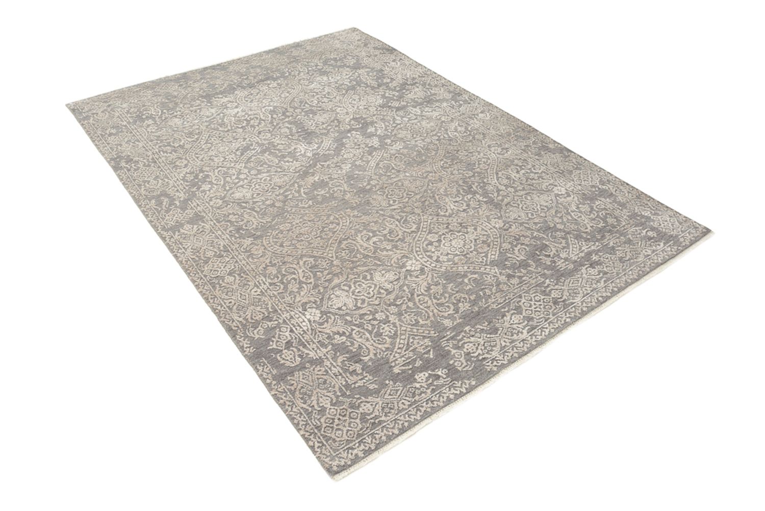 Tappeto di design - 184 x 124 cm - grigio chiaro