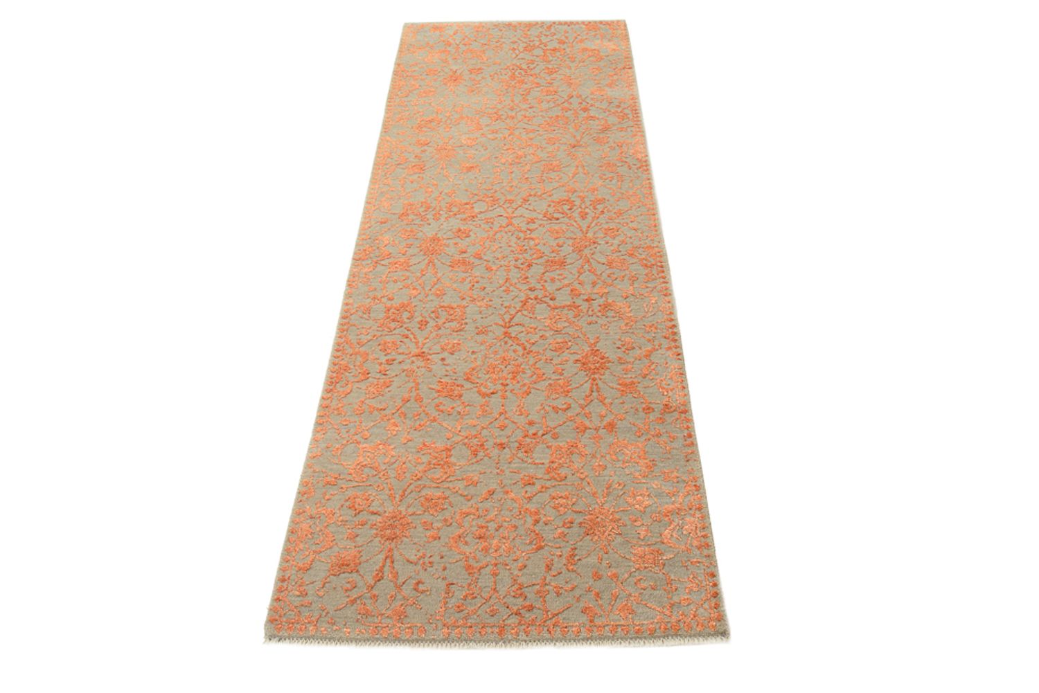 Tappeto corsia Tappeto di design - 201 x 74 cm - arancione