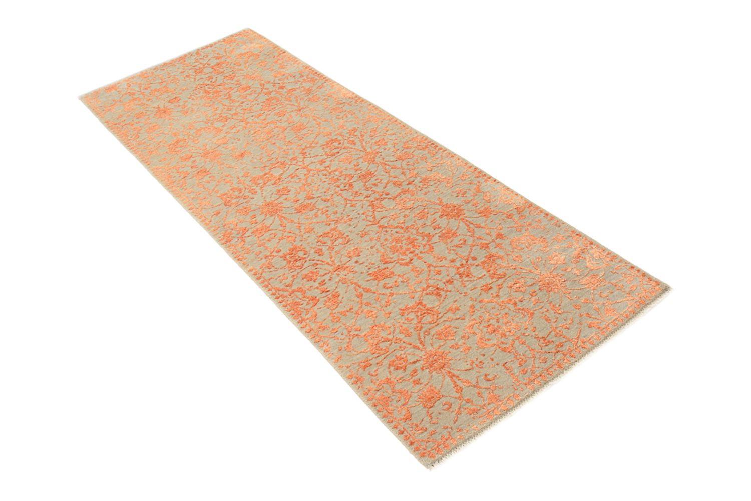 Tappeto corsia Tappeto di design - 201 x 74 cm - arancione