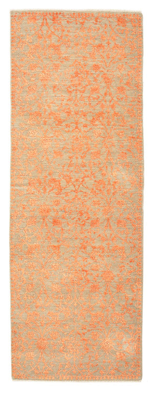 Tappeto corsia Tappeto di design - 201 x 73 cm - arancione