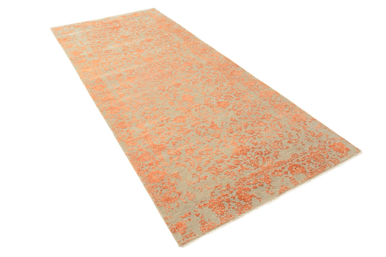 Tappeto corsia Tappeto di design - 297 x 126 cm - arancione