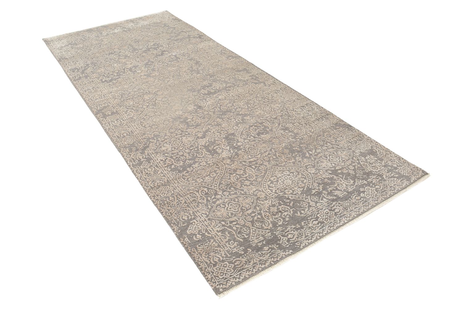 Tappeto corsia Tappeto di design - 307 x 123 cm - grigio