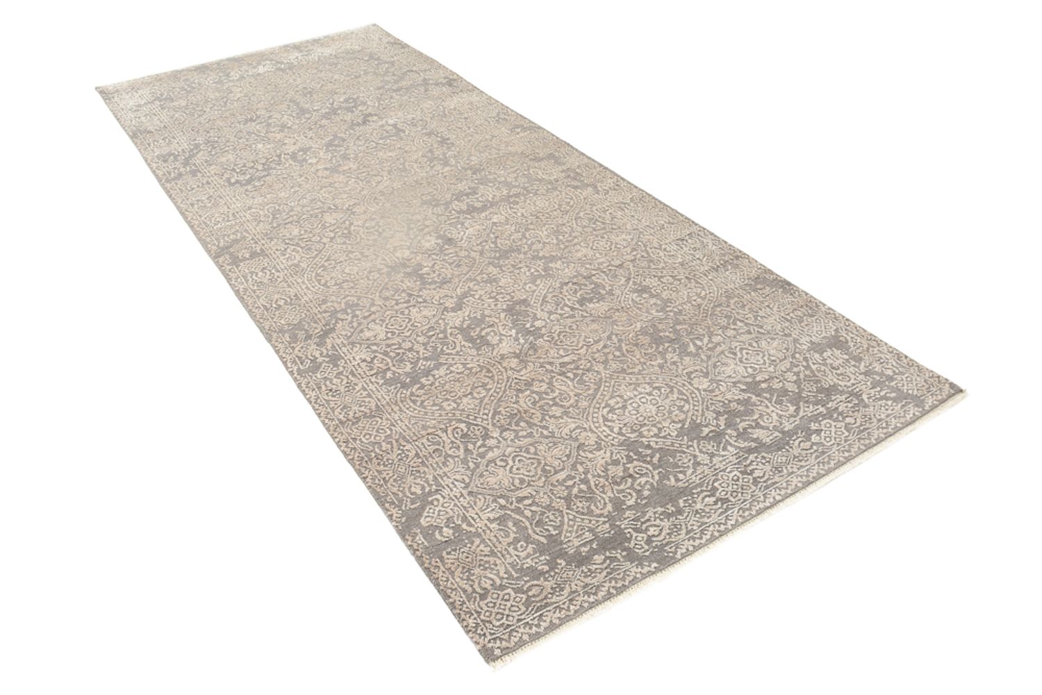 Tappeto corsia Tappeto di design - 304 x 122 cm - grigio
