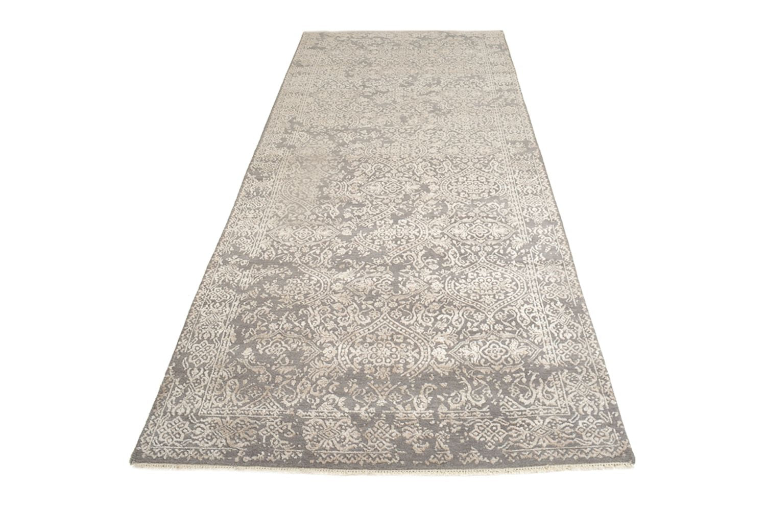 Tappeto corsia Tappeto di design - 304 x 122 cm - grigio