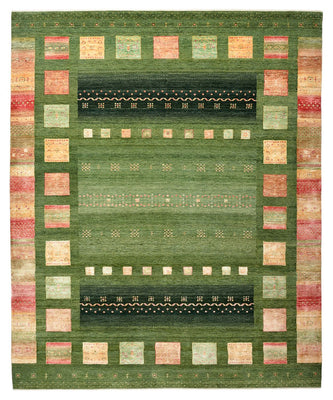 Tappeto Gabbeh - Loribaft Indus - 302 x 248 cm - verde