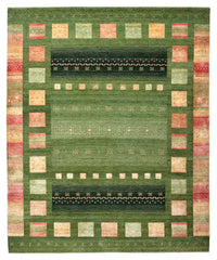 Tappeto Gabbeh - Loribaft Indus - 302 x 248 cm - verde