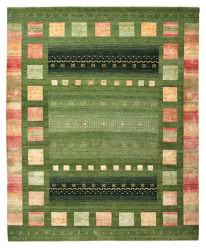 Tappeto Gabbeh - Loribaft Indus - 302 x 248 cm - verde