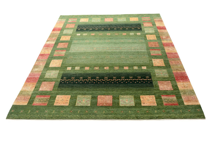 Tappeto Gabbeh - Loribaft Indus - 302 x 248 cm - verde
