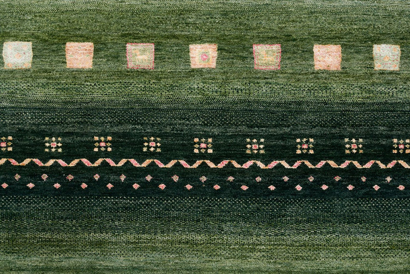 Tappeto Gabbeh - Loribaft Indus - 302 x 248 cm - verde