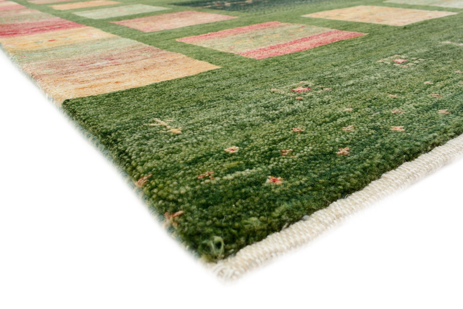 Tappeto Gabbeh - Loribaft Indus - 308 x 205 cm - verde