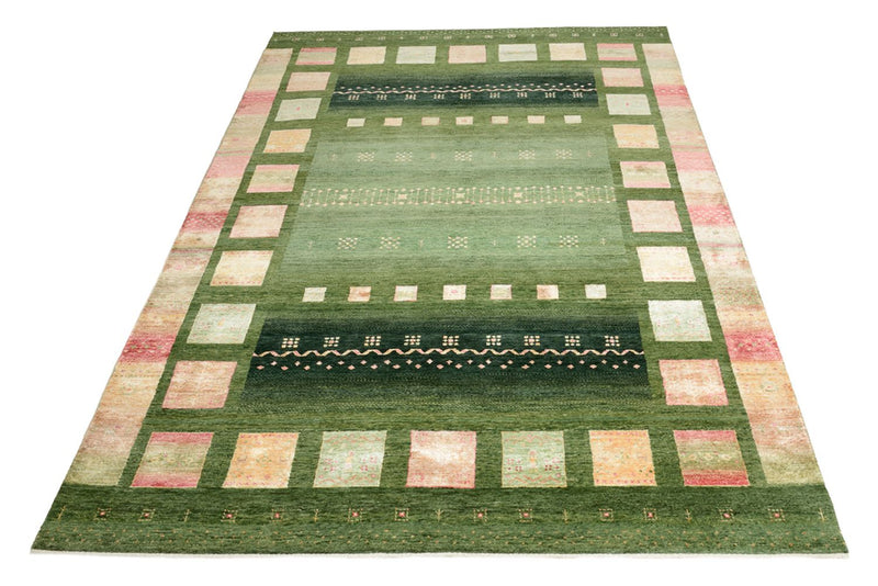 Tappeto Gabbeh - Loribaft Indus - 308 x 205 cm - verde