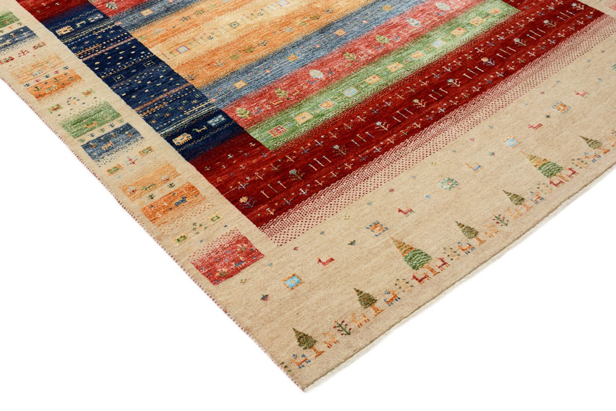 Tappeto Gabbeh - Loribaft Indus - 207 x 156 cm - multicolore