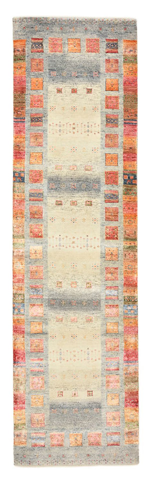 Tappeto corsia Tappeto Gabbeh - Loribaft Indus - 295 x 82 cm - multicolore