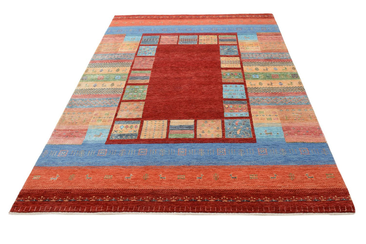 Tappeto Gabbeh - Loribaft Indus - 242 x 176 cm - multicolore