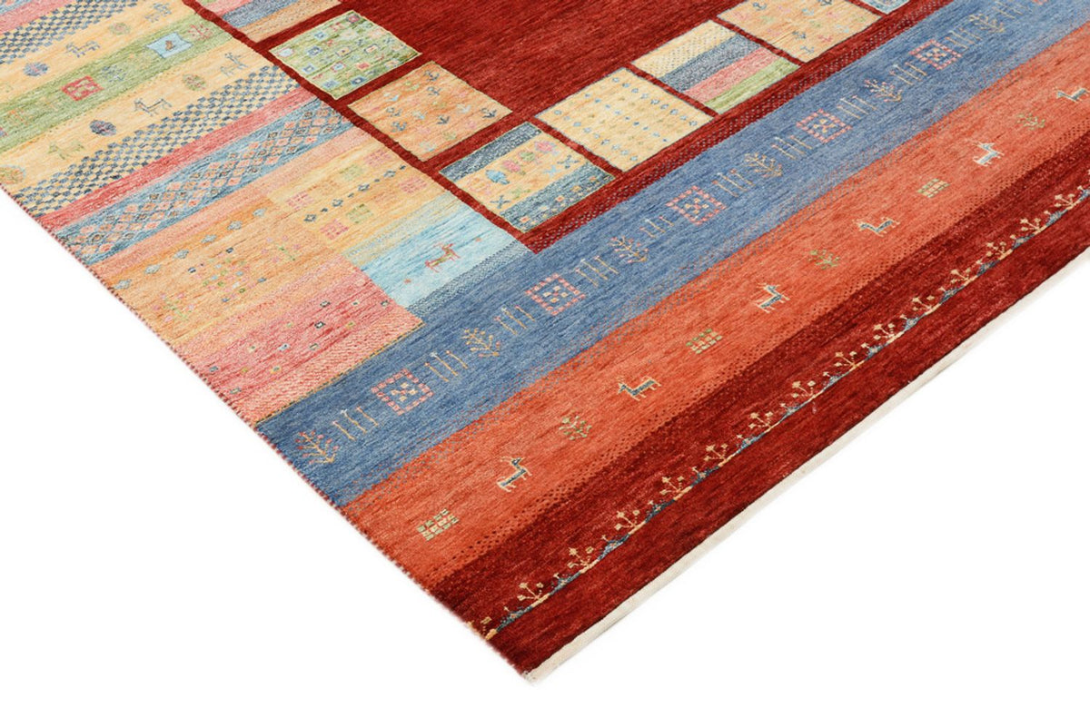 Tappeto Gabbeh - Loribaft Indus - 242 x 176 cm - multicolore