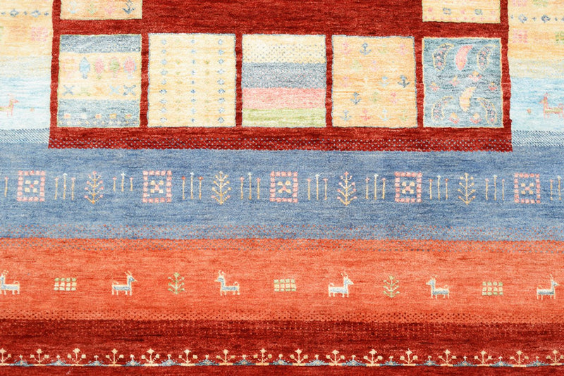 Tappeto Gabbeh - Loribaft Indus - 242 x 176 cm - multicolore