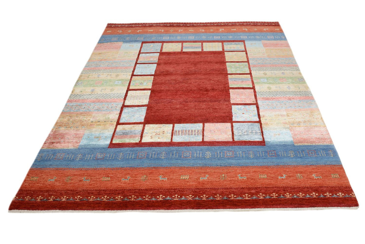 Tappeto Gabbeh - Loribaft Indus - 242 x 176 cm - multicolore