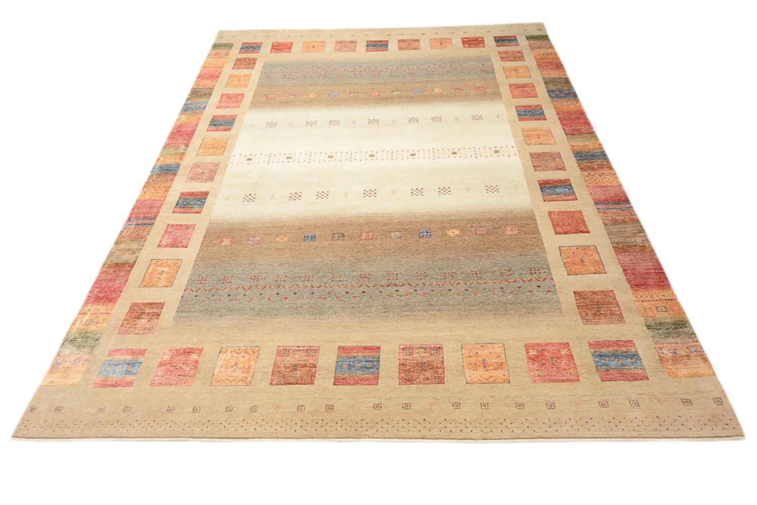 Tappeto Gabbeh - Loribaft Indus - 400 x 301 cm - multicolore