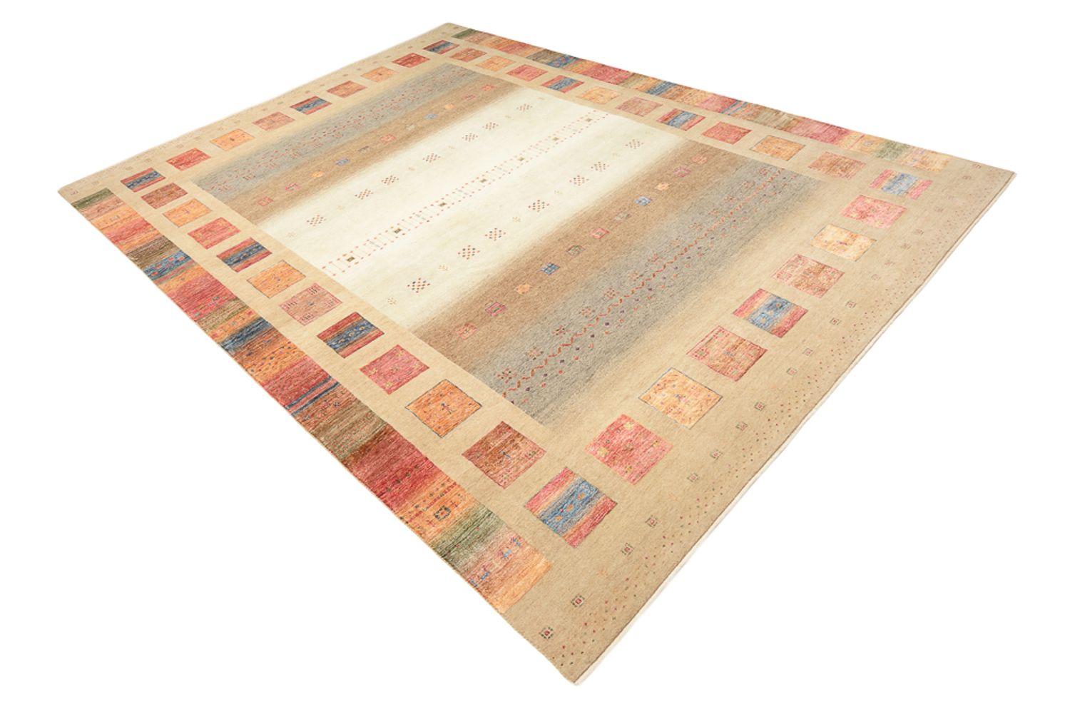 Tappeto Gabbeh - Loribaft Indus - 400 x 301 cm - multicolore