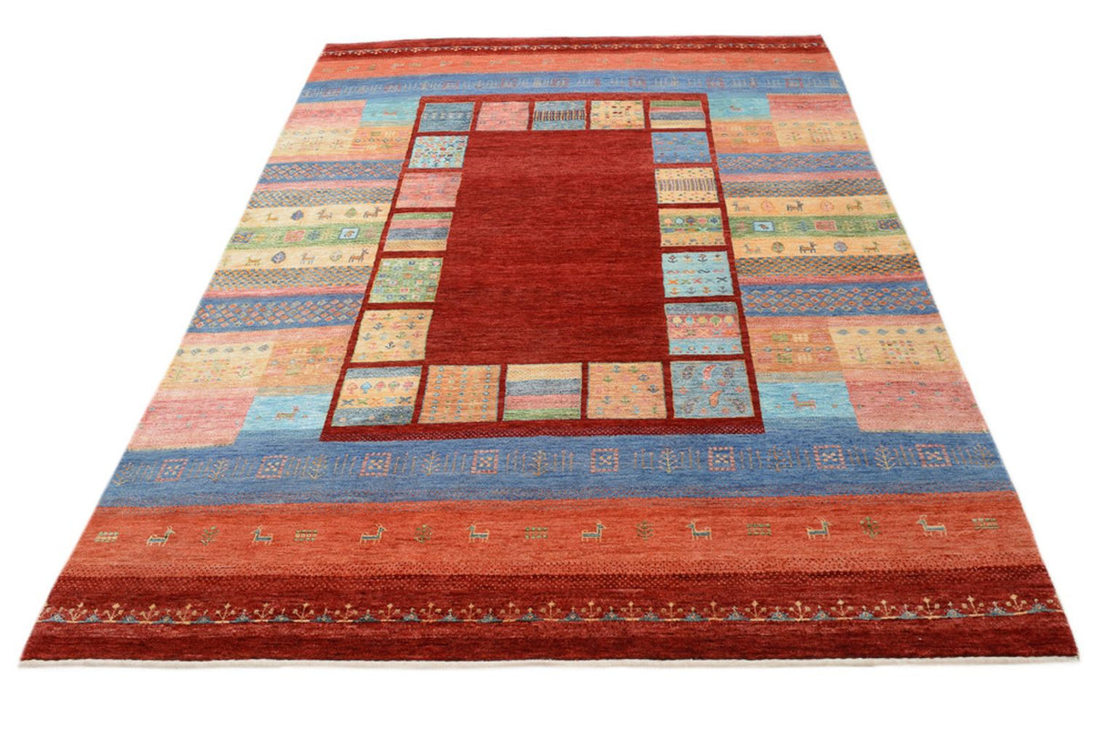 Tappeto Gabbeh - Loribaft Indus - 241 x 178 cm - multicolore