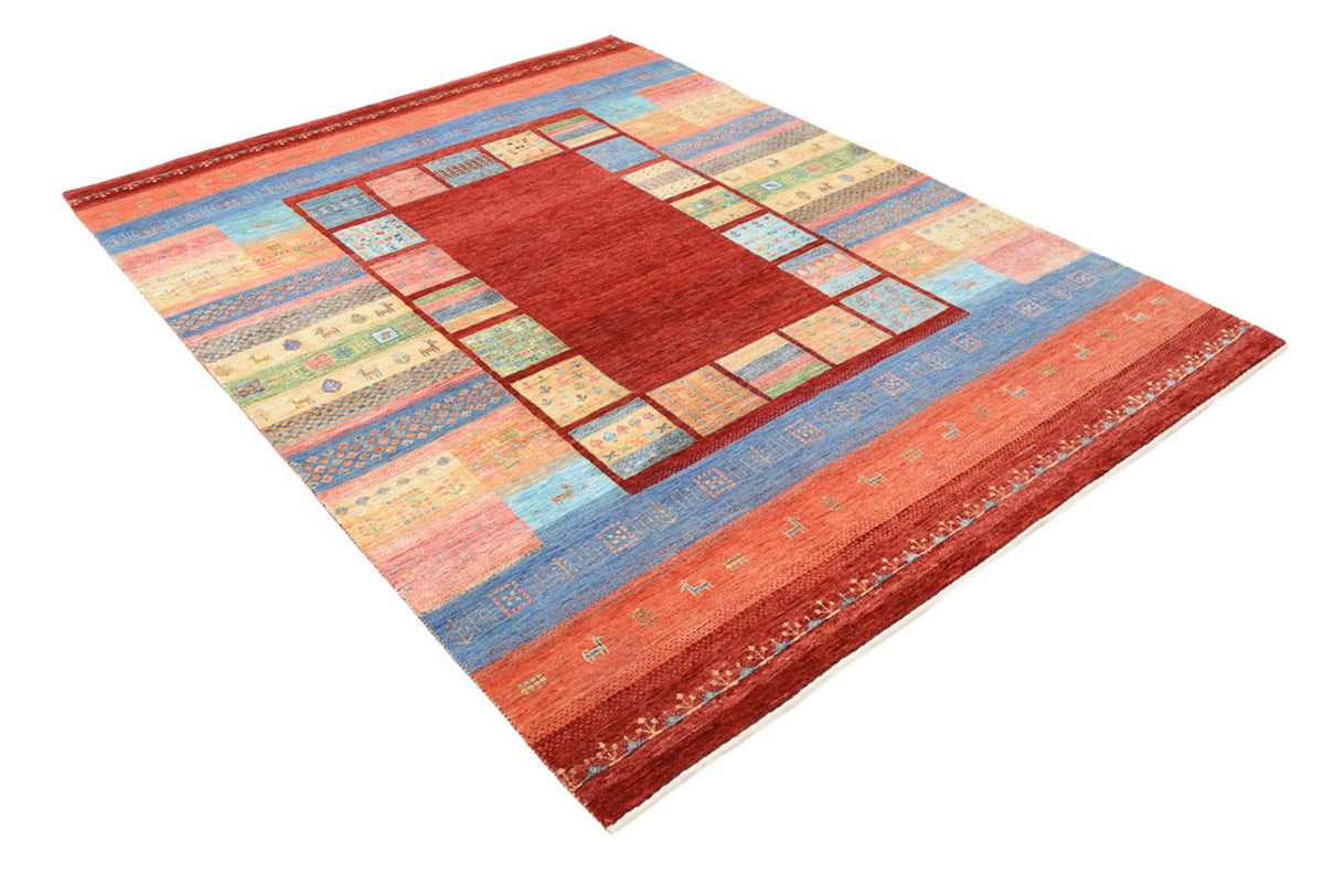 Tappeto Gabbeh - Loribaft Indus - 241 x 178 cm - multicolore