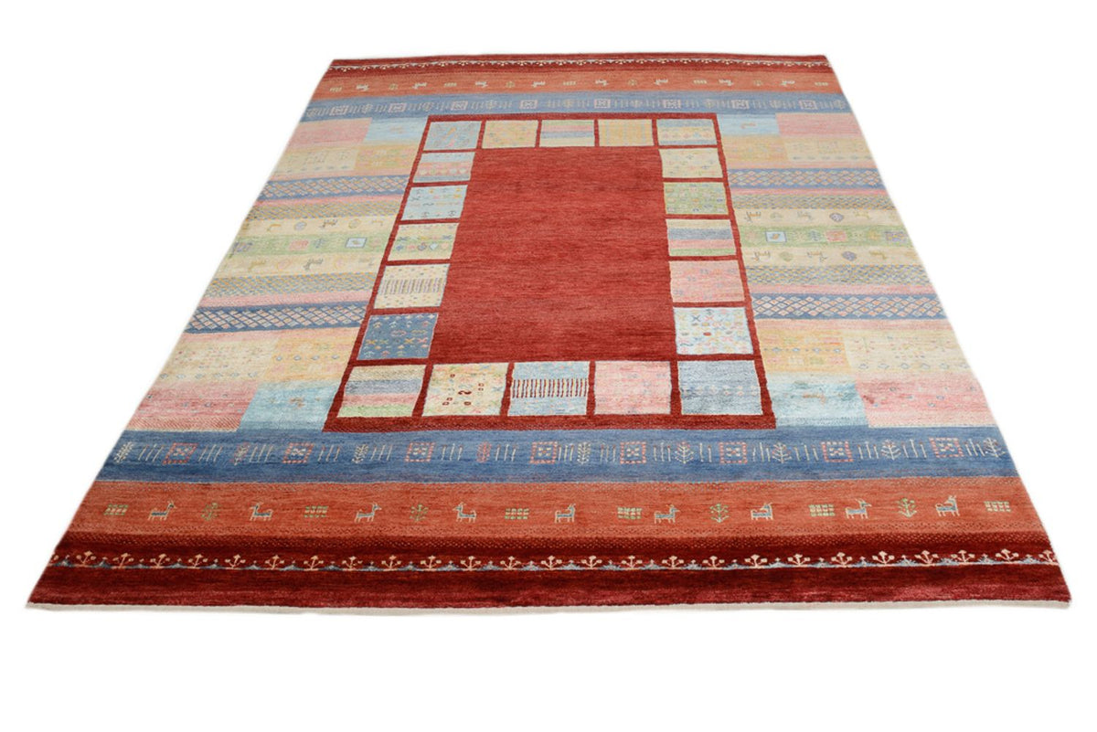 Tappeto Gabbeh - Loribaft Indus - 241 x 178 cm - multicolore