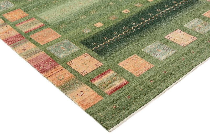 Tappeto Gabbeh - Loribaft Indus - 259 x 208 cm - verde