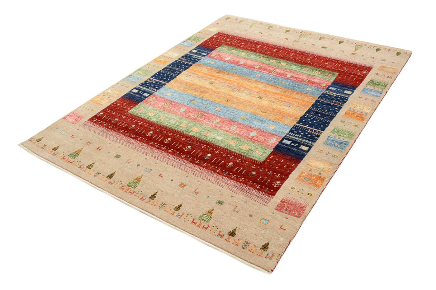 Loribaft Indo Tappeto 198x154cm - Tappeto di lana
