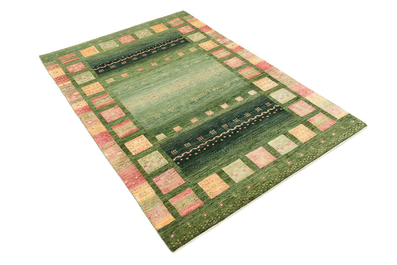 Tappeto Gabbeh - Loribaft Indus - 183 x 127 cm - verde