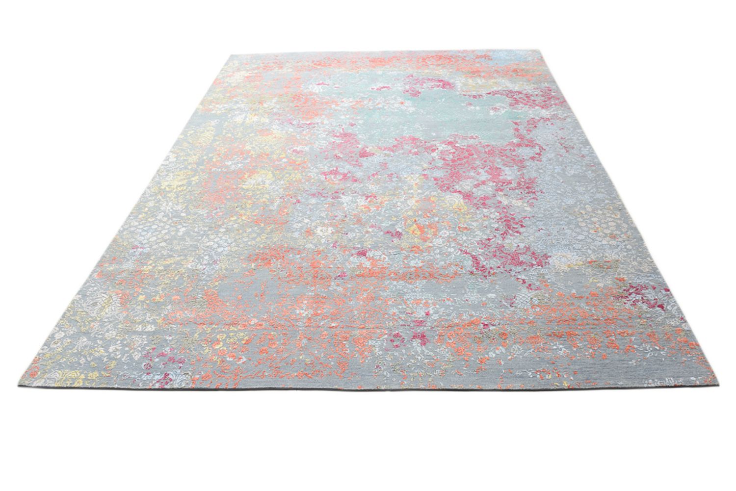 Tappeto di design - 369 x 274 cm - blu chiaro