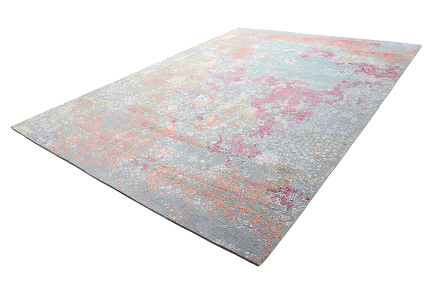 Tappeto di design - 369 x 274 cm - blu chiaro
