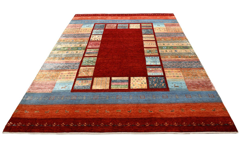 Tappeto Gabbeh - Loribaft Indus - 302 x 206 cm - rosso