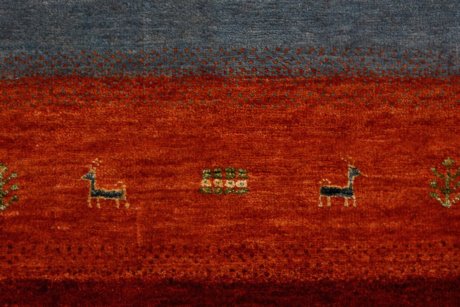 Tappeto Gabbeh - Loribaft Indus - 302 x 206 cm - rosso